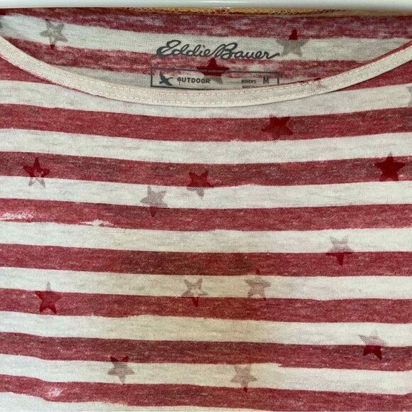 Eddie Bauer Stars and Stripes Fourth of July America T-shirt Size M - Picture 3 of 8
